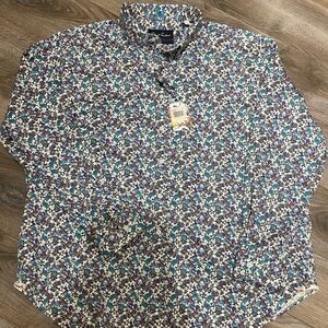 Robert Graham long sleeve size 2XL floral button up shirt